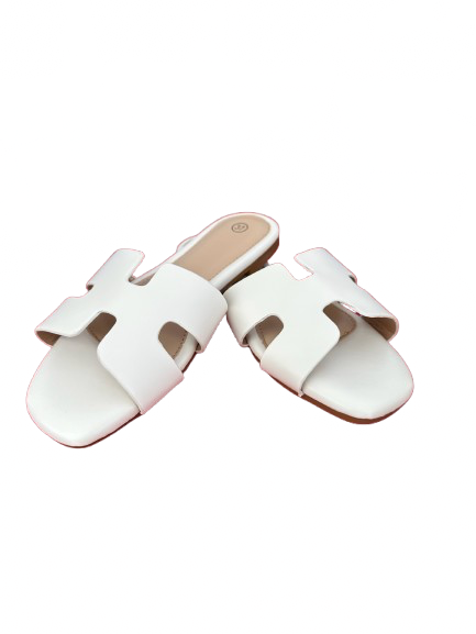 Sandale couleur blanche