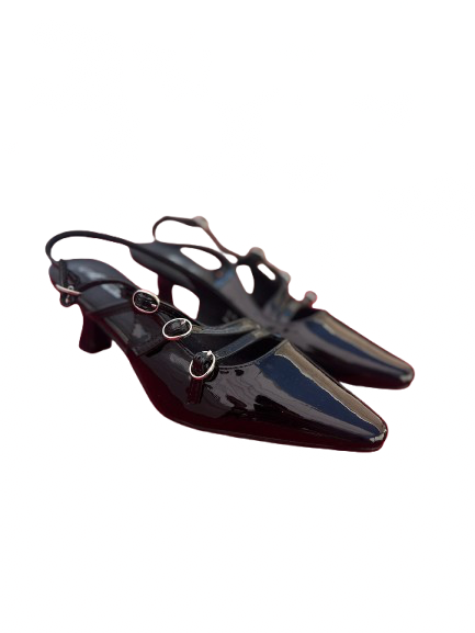 Escarpins triple sangle