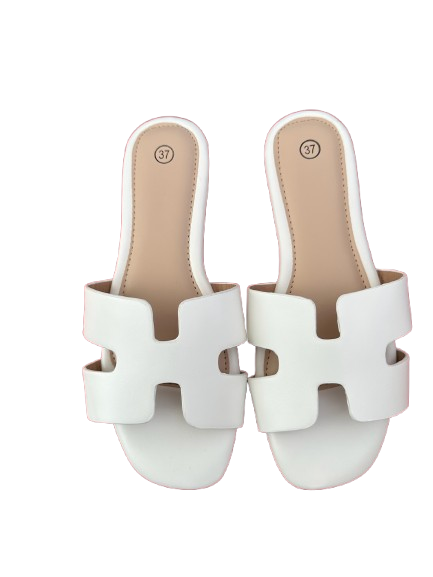Sandale couleur blanche