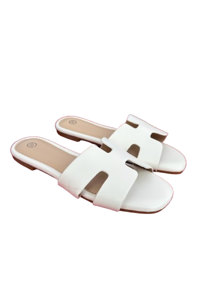 Sandale couleur blanche