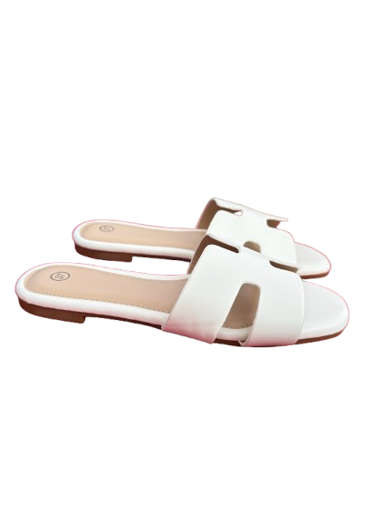 Sandale couleur blanche